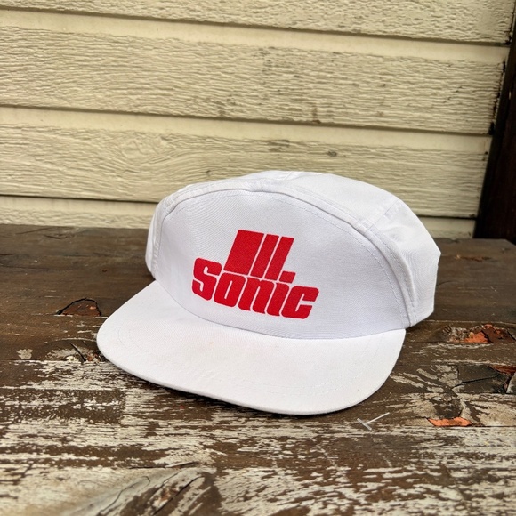 Vintage SONIC gas station painter hat snapback - Picture 1 of 5